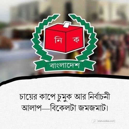 নির্বাচন নিয়ে ক্যাপশন